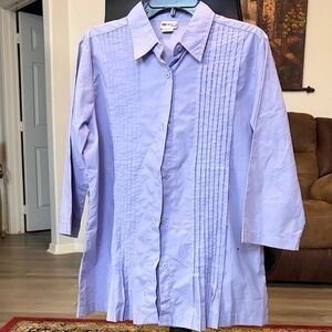 Women's Button Down Shirt in Light Purple